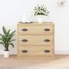 vidaXL Sideboard Sonoma-Eiche 70x35,5x67,5 cm Holzwerkstoff