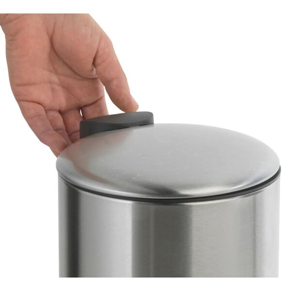 Practo Home Tretm&uuml;lleimer 20 L Matt Edelstahl