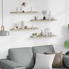 vidaXL Wandregale 4 Stk. Sonoma-Eiche 60x9x3 cm