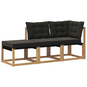 vidaXL 3 stk. Sectional Sofa Einheiten Wei&szlig;