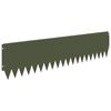 vidaXL Raseneinfassung 20 pcs 103 x 25 cm Stahl Olivgr&uuml;n