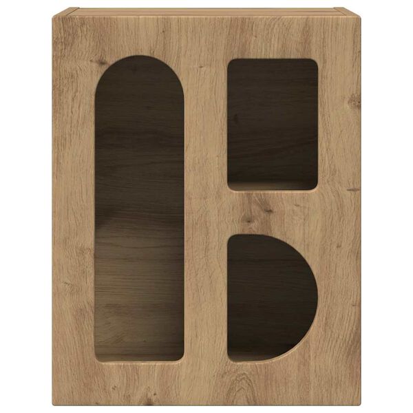 vidaXL Nachttisch Artisan-Eiche 40 x 35 x 50 cm Holzwerkstoff