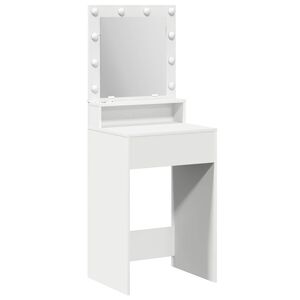 vidaXL Schminktisch Wei&szlig; 50 x 41 x 135 cm Holzwerkstoff
