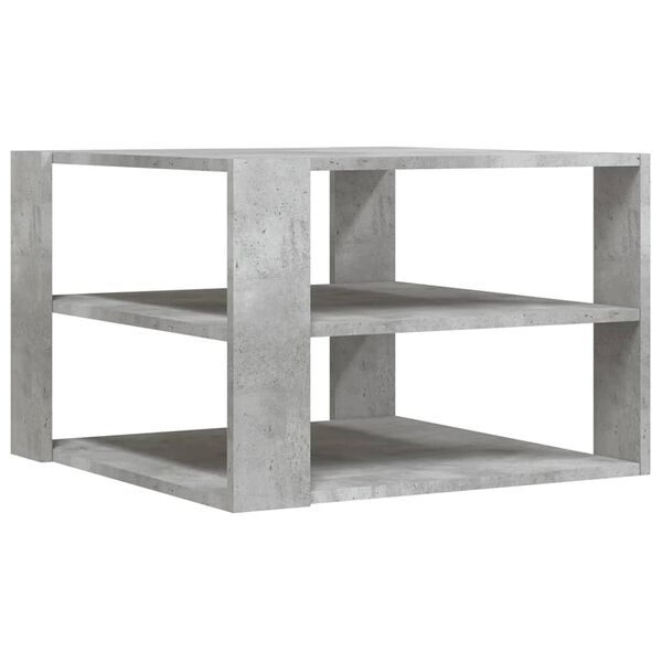 vidaXL Couchtisch Betongrau 58x58x40 cm Holzwerkstoff