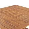 vidaXL Gartentisch 150x150x76 cm Massivholz Teak