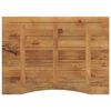 vidaXL Schreibtischplatte mit Aussparung 110x80x2,5cm Massivholz Mango
