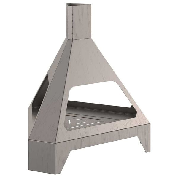 vidaXL Feuerstelle Braun 50 x 43 x 52 cm Stahl