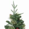 vidaXL K&uuml;nstlicher klappbarer Weihnachtsbaum Gr&uuml;n 150 cm PE und PVC