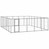 vidaXL Outdoor-Hundezwinger Stahl 36,3 m&sup2;