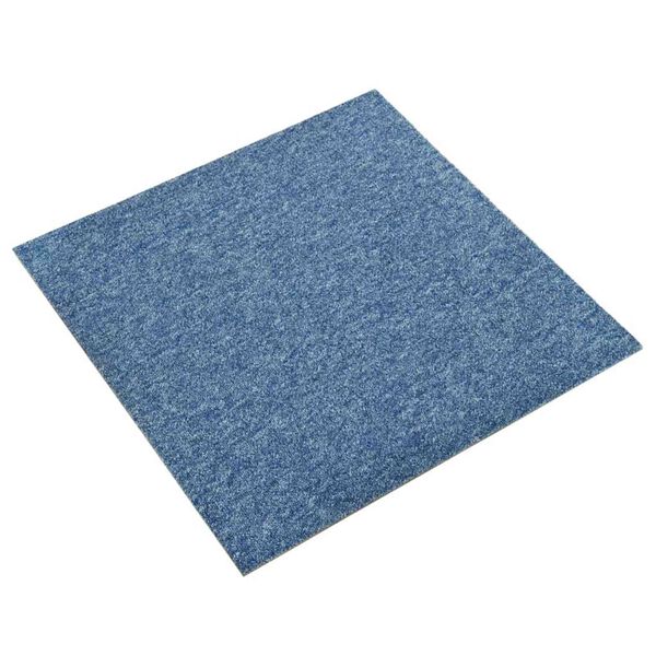 vidaXL Teppich 20 pcs Blau 50 x 50 cm 100% Polypropylen