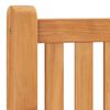 vidaXL Gartenbank 114 cm Massivholz Teak