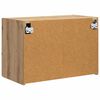 vidaXL TV-Wandschrank Artisan-Eiche 59,5 x 31 x 40 cm Holzwerkstoff
