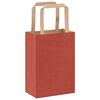 vidaXL Papiertragetaschen 50 Stk. mit Henkeln Rot 15x8x21 cm