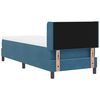 vidaXL Boxspringbett mit Matratze Dunkelblau 200 x 80 cm Samt