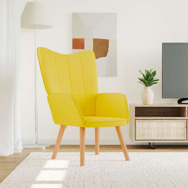 vidaXL Relaxsessel Senfgelb Stoff