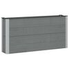 vidaXL Hochbeet Grau 150 x 30 x 72 cm WPC und Aluminium