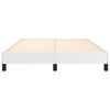 vidaXL Bettgestell Weiß 140x200 cm Kunstleder