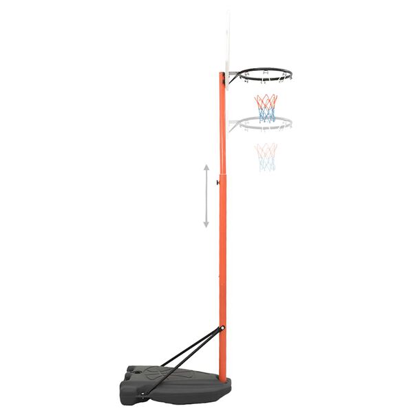 vidaXL Tragbares Basketball-Set Verstellbar 180-230 cm