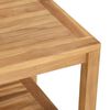 vidaXL Couchtisch Braun 60 x 60 x 45 cm Teak-Massivholz