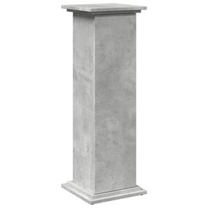 vidaXL Postament mit Stauraum Betongrau 31x30x90 cm Holzwerkstoff