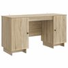 vidaXL Schreibtisch Sonoma-Eiche Holzwerkstoff 142,5 x 50 x 75 cm
