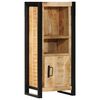 vidaXL Badschrank 40x30x90 cm Raues Massivholz Mango