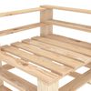 vidaXL Garten-Palettensofa 4-Sitzer Holz