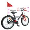 vidaXL Kinderfahrrad 18 Zoll f&uuml;r 5-7 Jahre alt Schwarz