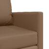 vidaXL Schlafsofa 60cm Cappuccino Kunstleder