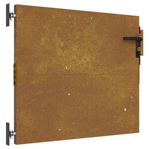 vidaXL Gartentor 85x125 cm Cortenstahl