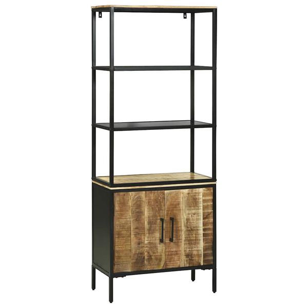 vidaXL Hochboard Braun 70 x 35 x 180 cm Massivholz Mango