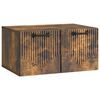 vidaXL Wandmontierter TV-Schrank Ger&auml;ucherte Eiche 59,5 x 41 x 30 cm