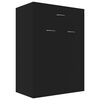 vidaXL Schuhschrank Schwarz 60x35x84 cm Holzwerkstoff