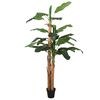 vidaXL Bananenbaum K&uuml;nstlich 22 Bl&auml;tter 200 cm Gr&uuml;n