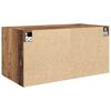 vidaXL Wandschrank Altholz 80 x 42,5 x 40 cm Holzwerkstoff