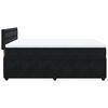 vidaXL Boxspringbett mit Matratze Schwarz 140x200 cm Samt
