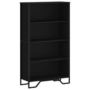 vidaXL B&uuml;cherregal Schwarz 80x31x137,5 cm Holzwerkstoff