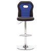 vidaXL Barhocker 2 Stk. Blau Kunstleder