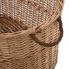 vidaXL Holzkorb mit Tragegriffen 88 x 57 x 34 cm Natur Weide