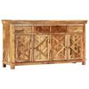 vidaXL Sideboard mit 4 Schubladen 160x40x85 cm Massivholz Mango