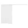 vidaXL Vertikale Jalousien Wei&szlig; Stoff 120x180 cm