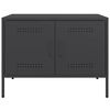 vidaXL TV-Schrank Schwarz 68x39x50,5 cm Stahl