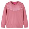 vidaXL Kinder-Sweatshirt Samt-Patchwork Himbeerrosa 128