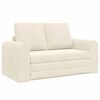 vidaXL Schlafsofa 60cm Creme Samt