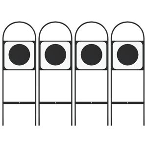 vidaXL Dressur-Marker 4 Stk. Stahl