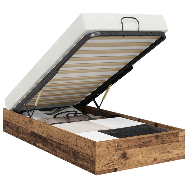 vidaXL Ottoman Bettgestell Altholz 80,5 x 200 cm Holzwerkstoff