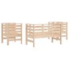 vidaXL 3-tlg. Garten-Lounge-Set Massivholz Kiefer