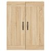vidaXL Highboard Sonoma-Eiche 69,5x34x180 cm Holzwerkstoff