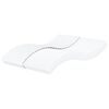 vidaXL Schaumstoffmatratze Wei&szlig; 180x210 cm H&auml;rtegrad H2 H3
