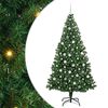 vidaXL K&uuml;nstlicher Weihnachtsbaum mit 300 LEDs mit St&auml;nder Gr&uuml;n 210 cm
